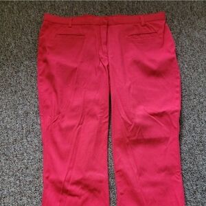 Women's Red Capris